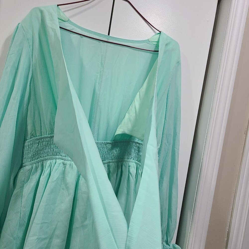 🥵 NWOT dress with ruffle bottom - Picture 2 of 5